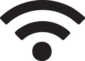 Signal communication information connection wireless icon symbol vector image, illustration of the network wifi in black image. EPS 10