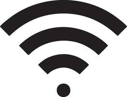 Signal communication information connection wireless icon symbol vector image, illustration of the network wifi in black image. EPS 10