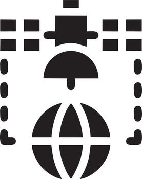 Signal communication information connection wireless icon symbol vector image, illustration of the network wifi in black image. EPS 10