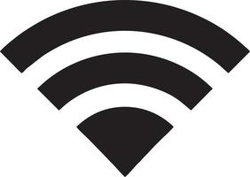 Signal communication information connection wireless icon symbol vector image, illustration of the network wifi in black image. EPS 10