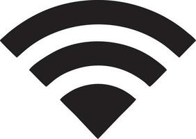 Signal communication information connection wireless icon symbol vector image, illustration of the network wifi in black image. EPS 10