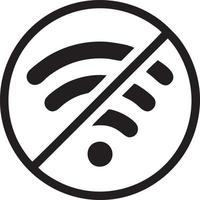 Signal communication information connection wireless icon symbol vector image, illustration of the network wifi in black image. EPS 10