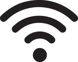 Signal communication information connection wireless icon symbol vector image, illustration of the network wifi in black image. EPS 10