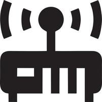 Signal communication information connection wireless icon symbol vector image, illustration of the network wifi in black image. EPS 10