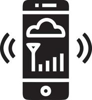 Signal communication information connection wireless icon symbol vector image, illustration of the network wifi in black image. EPS 10