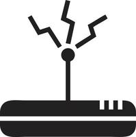 Signal communication information connection wireless icon symbol vector image, illustration of the network wifi in black image. EPS 10