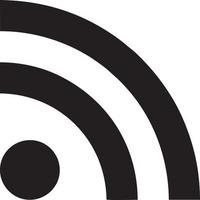 Signal communication information connection wireless icon symbol vector image, illustration of the network wifi in black image. EPS 10