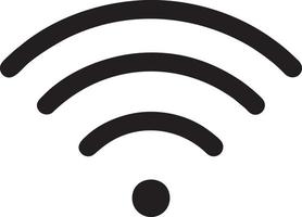 Signal communication information connection wireless icon symbol vector image, illustration of the network wifi in black image. EPS 10
