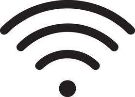 Signal communication information connection wireless icon symbol vector image, illustration of the network wifi in black image. EPS 10