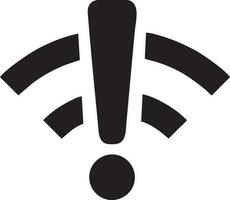 Signal communication information connection wireless icon symbol vector image, illustration of the network wifi in black image. EPS 10