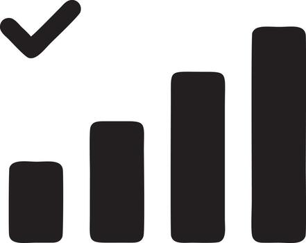 señal comunicación información conexión inalámbrico icono símbolo vector imagen, ilustración de el red Wifi en negro imagen. eps 10