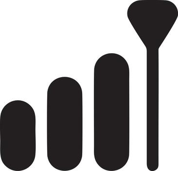 señal comunicación información conexión inalámbrico icono símbolo vector imagen, ilustración de el red Wifi en negro imagen. eps 10