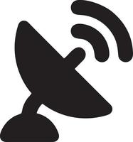 Signal communication information connection wireless icon symbol vector image, illustration of the network wifi in black image. EPS 10