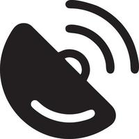 Signal communication information connection wireless icon symbol vector image, illustration of the network wifi in black image. EPS 10