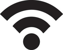 Signal communication information connection wireless icon symbol vector image, illustration of the network wifi in black image. EPS 10