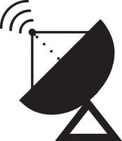 Signal communication information connection wireless icon symbol vector image, illustration of the network wifi in black image. EPS 10