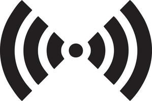 Signal communication information connection wireless icon symbol vector image, illustration of the network wifi in black image. EPS 10