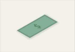 Set Of Money Banknotes. Isometric Design. Vector Illustration Isometric money design.