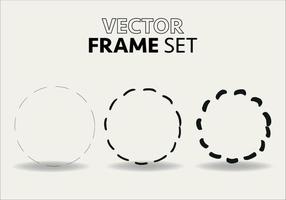 Hand drawn circles sketch frame vector set. Rounds scribble line circles. Vector illustrations.