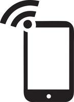 Signal communication information connection wireless icon symbol vector image, illustration of the network wifi in black image. EPS 10