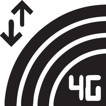 Signal communication information connection wireless icon symbol vector image, illustration of the network wifi in black image. EPS 10