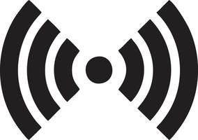 Signal communication information connection wireless icon symbol vector image, illustration of the network wifi in black image. EPS 10