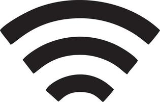 Signal communication information connection wireless icon symbol vector image, illustration of the network wifi in black image. EPS 10