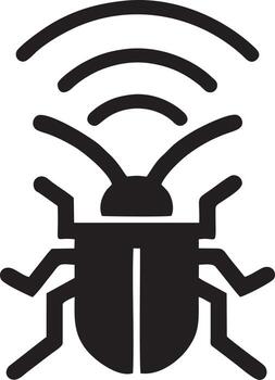 señal comunicación información conexión inalámbrico icono símbolo vector imagen, ilustración de el red Wifi en negro imagen. eps 10