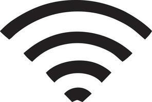 Signal communication information connection wireless icon symbol vector image, illustration of the network wifi in black image. EPS 10