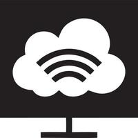 Signal communication information connection wireless icon symbol vector image, illustration of the network wifi in black image. EPS 10