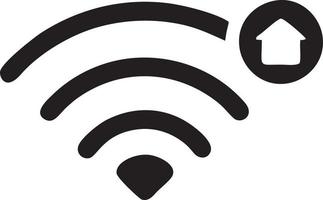 Signal communication information connection wireless icon symbol vector image, illustration of the network wifi in black image. EPS 10