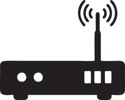 Signal communication information connection wireless icon symbol vector image, illustration of the network wifi in black image. EPS 10