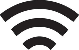 Signal communication information connection wireless icon symbol vector image, illustration of the network wifi in black image. EPS 10