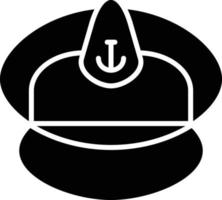 Vector Design Captain Cap Icon Style