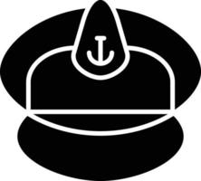 Vector Design Captain Cap Icon Style