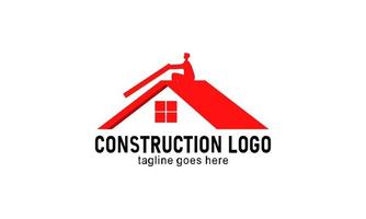 hogar construcción empresa logo vector