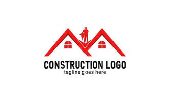 hogar construcción empresa logo vector