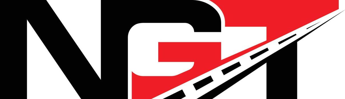 inicial logístico logo vector