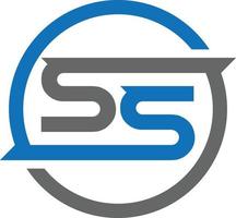 Creative SS logo vector