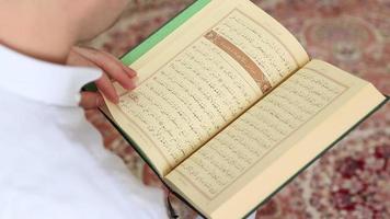 Reading Quran in Mosque video