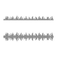 Sound waves vector illustration