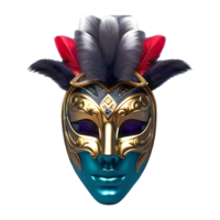 gyllene barazil karneval mask png