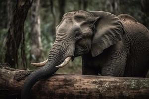 Close Up Elephant photo