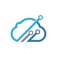 Cloud template vector