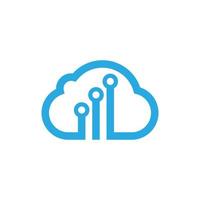 Cloud template vector