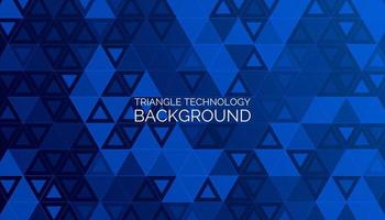 Vector background with a modern triangular mosaic pattern in shades of blue. The geometric triangle shapes. Image can be used for presentations, cards, and banners.