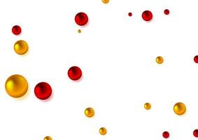 Abstract background with red and orange beads vector