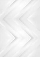 Grey white smooth stripes abstract tech minimal background vector