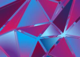 Abstract hi-tech geometric low poly background with triangles vector