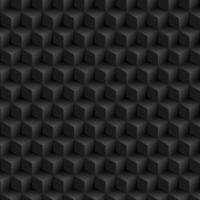Abstract black geometric 3d cubes technology background vector